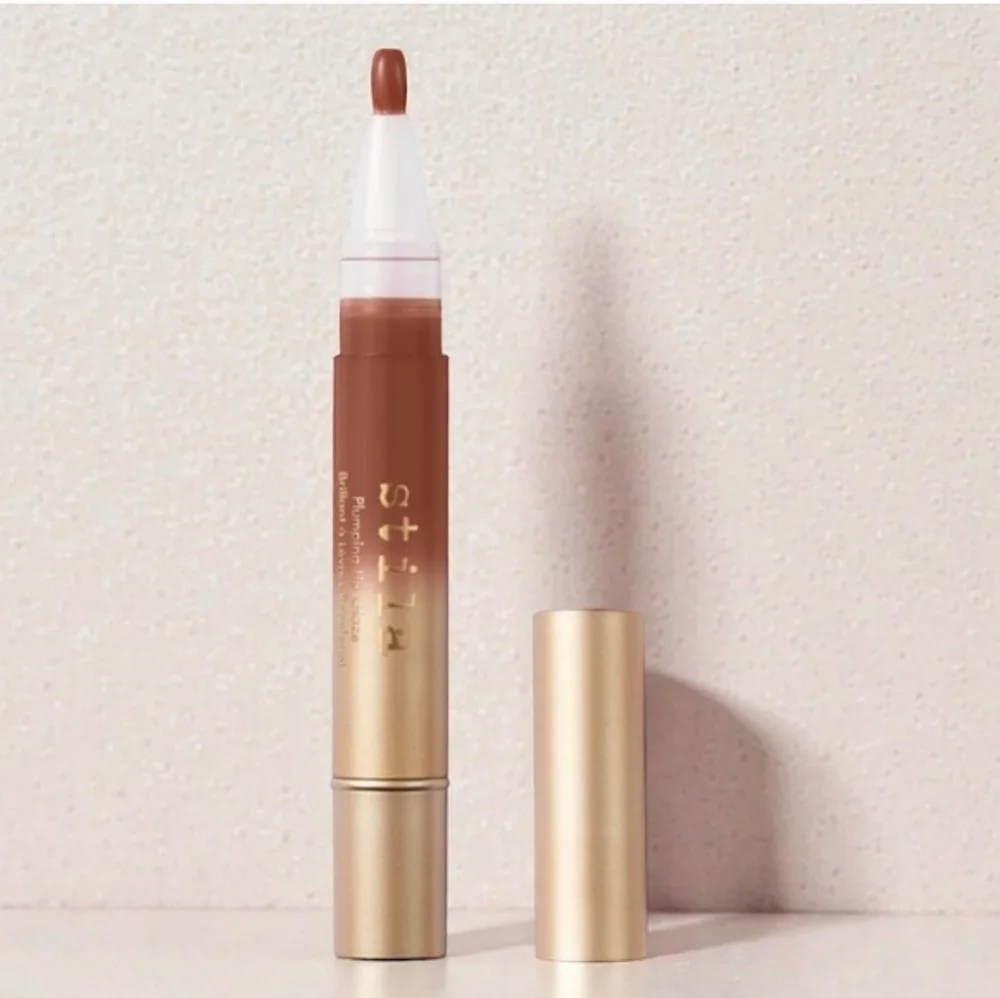 Stila CINNAMON Plumping Lip Glaze Hydration Shine Mint Flavor NIB